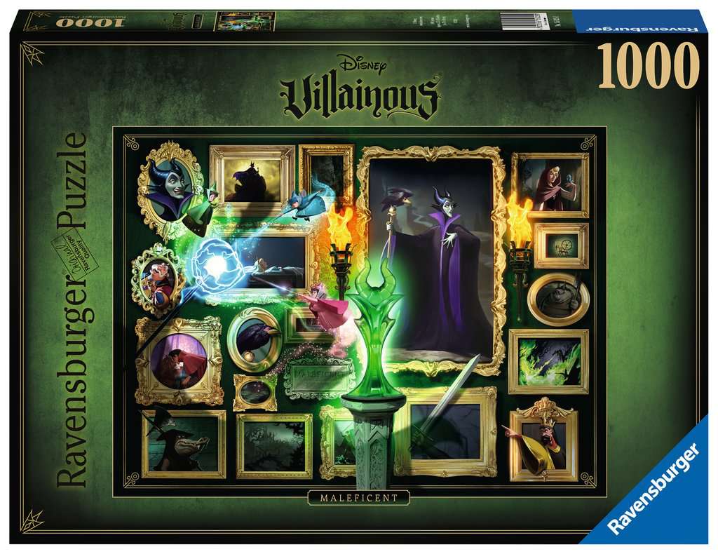 Disney Villainous - Demóna Ravensburger 1000 darabos kirakó puzzle (RA-15025 4005556150250) - puzzlegarden