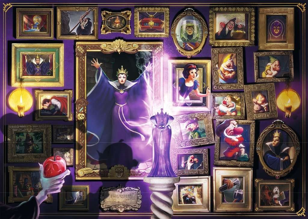 Disney Villainous - Gonosz Királynő Ravensburger 1000 darabos kirakó puzzle (RA-16520 4005556165209) - puzzlegarden