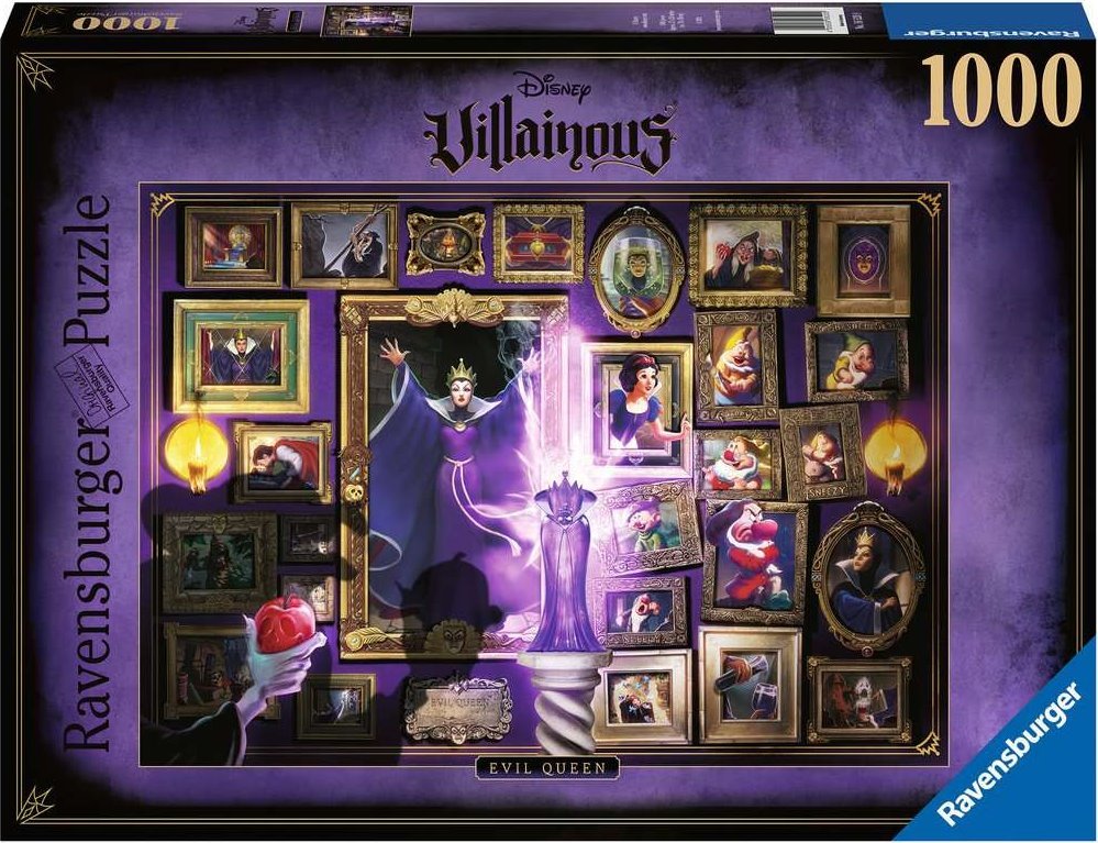 Disney Villainous - Gonosz Királynő Ravensburger 1000 darabos kirakó puzzle (RA-16520 4005556165209) - puzzlegarden