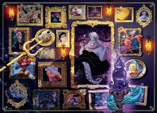 Disney Villainous - Ursula Ravensburger 1000 darabos kirakó puzzle (RA-15027 4005556150274) - puzzlegarden