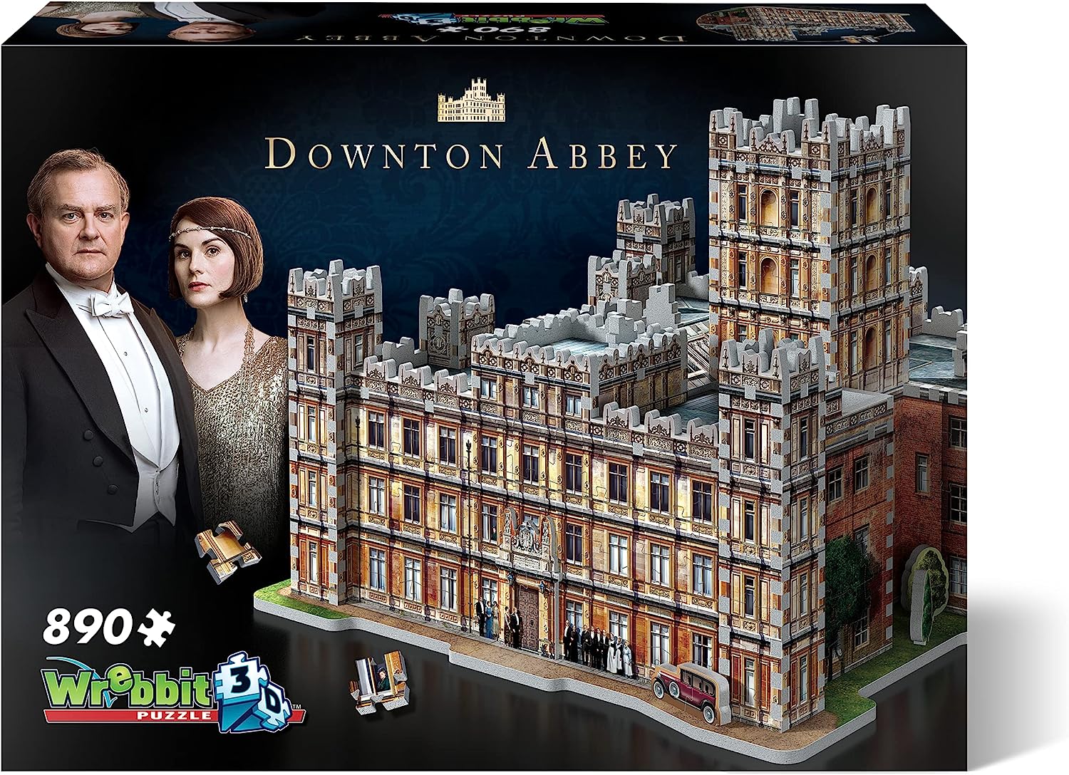 Downton Abbey - 3D szivacs puzzle Wrebbit 890 darabos kirakó puzzle (WP-W3D-2019 665541020193) - puzzlegarden