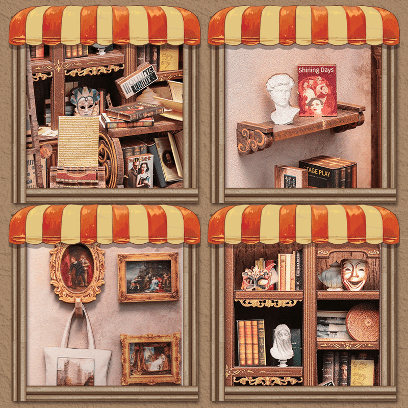 Dráma könyvesbolt CuteBee 253 darabos kirakó puzzle (CB - CWGC206) - puzzlegarden