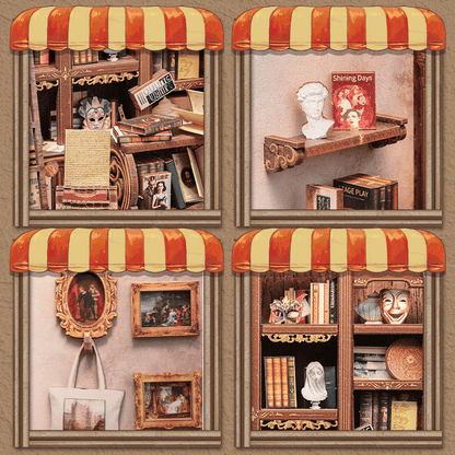 Dráma könyvesbolt CuteBee 253 darabos kirakó puzzle (CB - CWGC206) - puzzlegarden