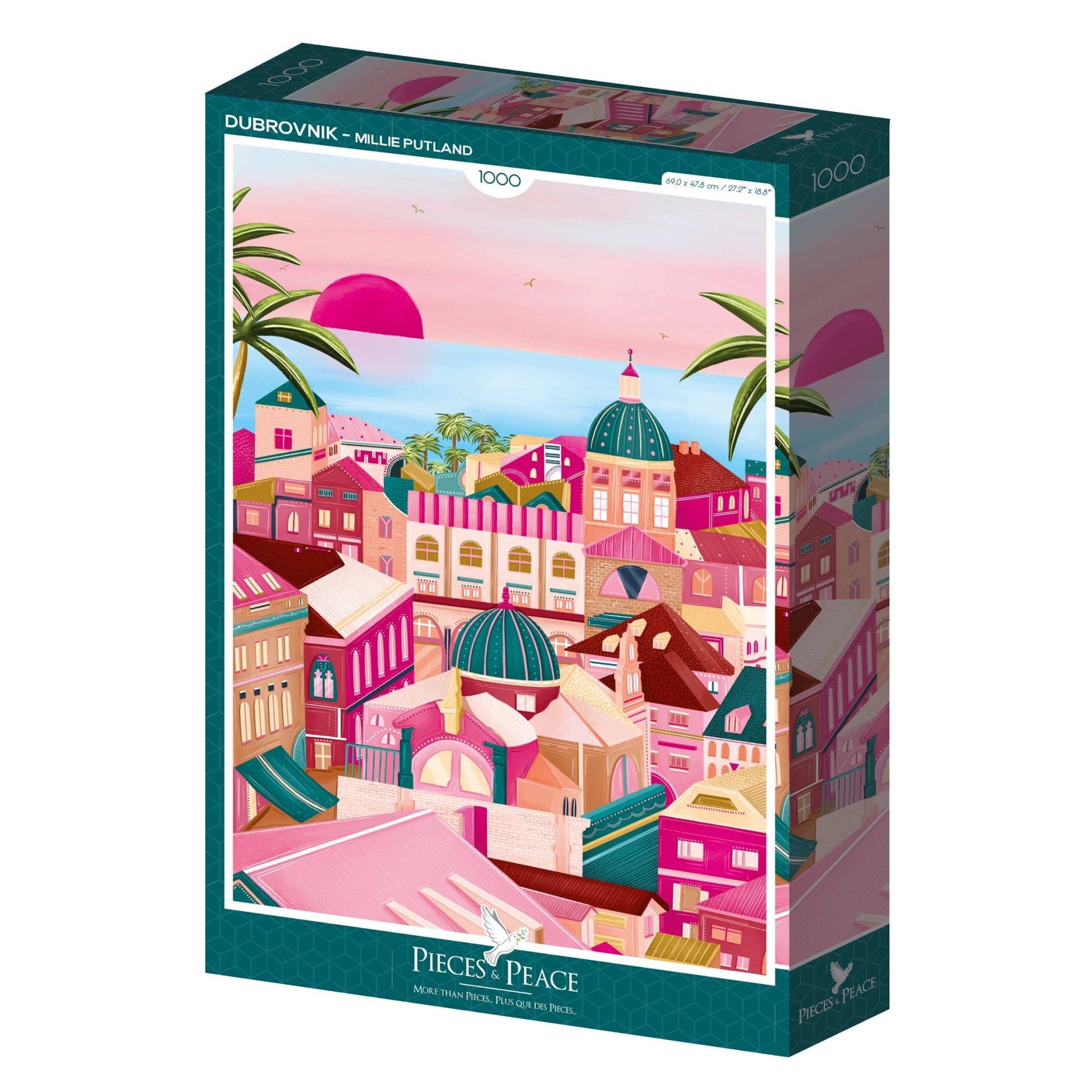 Dubrovnik Pieces & Peace 1000 darabos kirakó puzzle (PP-0061 3770001400617) - puzzlegarden