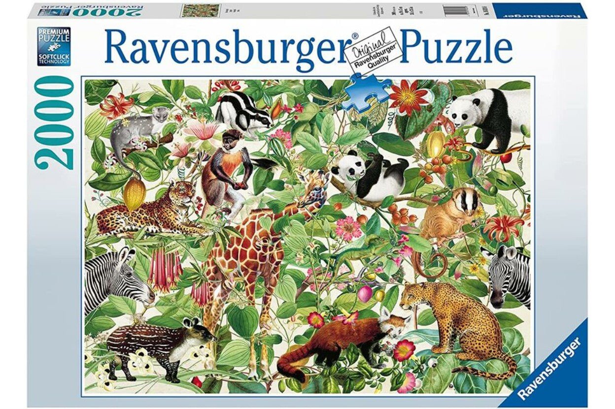 Dzsungel Ravensburger 2000 darabos kirakó puzzle (RA-16824 4005556168248) - puzzlegarden