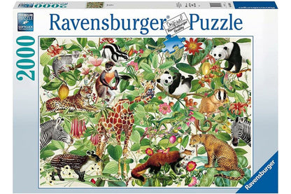 Dzsungel Ravensburger 2000 darabos kirakó puzzle (RA-16824 4005556168248) - puzzlegarden