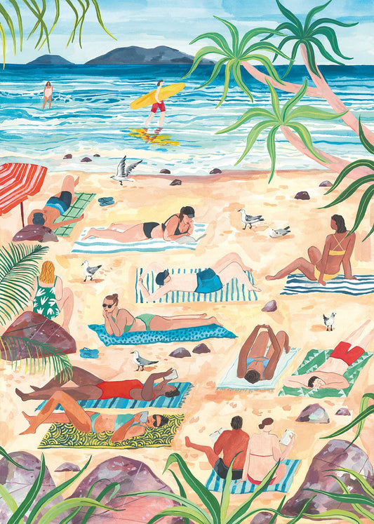Egy nap a strandon Pieces & Peace 1000 darabos kirakó puzzle (PaP - 0020) - puzzlegarden