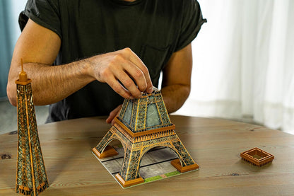 Eiffel - torony - Párizs - 3D Ravensburger 216 darabos kirakó puzzle (RA - 12556 4005556125562) - puzzlegarden