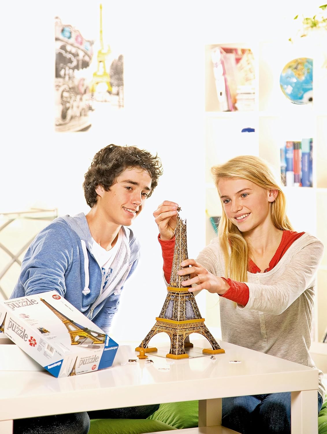 Eiffel - torony - Párizs - 3D Ravensburger 216 darabos kirakó puzzle (RA - 12556 4005556125562) - puzzlegarden