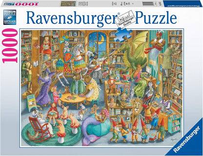 Éjfél a Könyvtárban Ravensburger 1000 darabos kirakó puzzle (RA-16455 4005556164554) - puzzlegarden