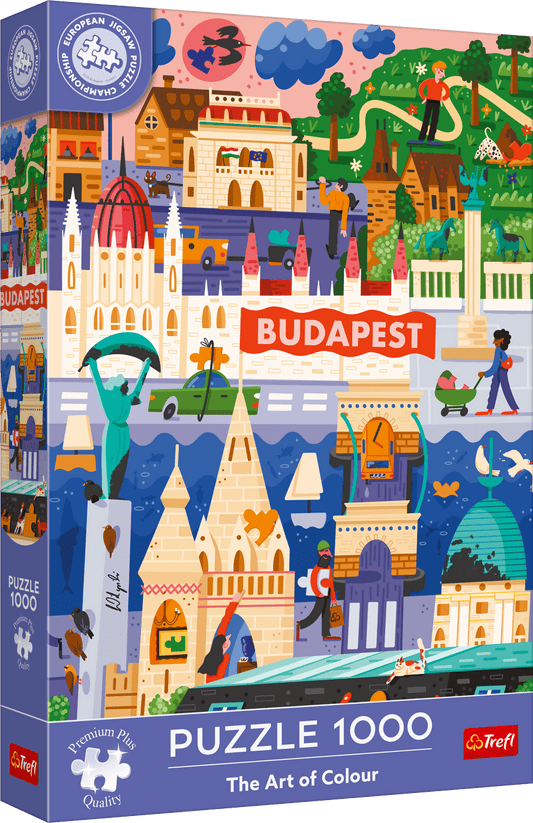 EJPC 2025 🥇 - Budapest, Magyarország Trefl 1000 darabos kirakó puzzle (TR - 12107) - puzzlegarden