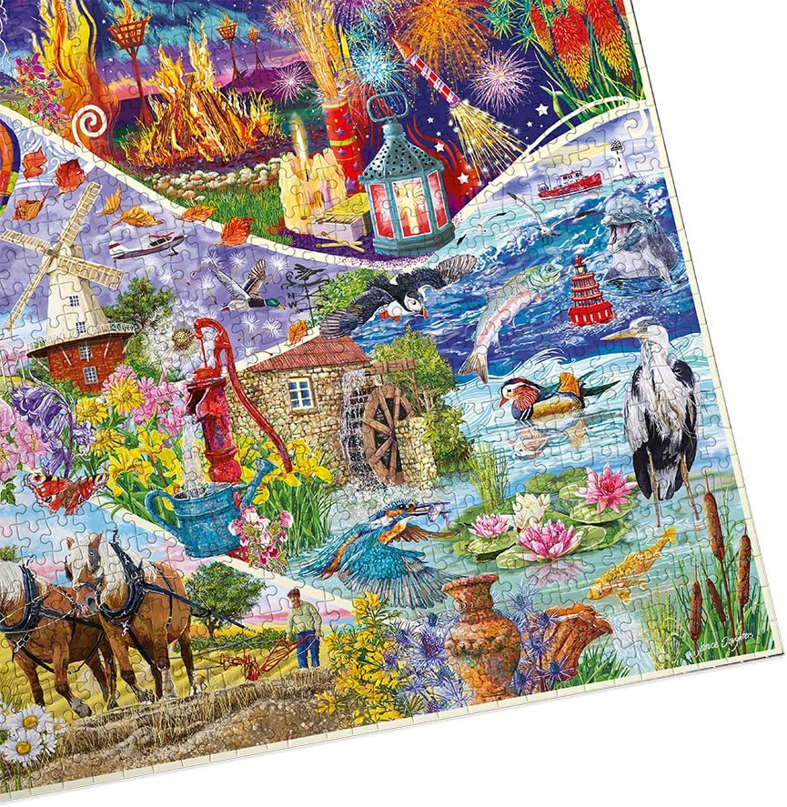 Elemek varázsa Gibsons 1000 darabos kirakó puzzle (G - G6436) - puzzlegarden