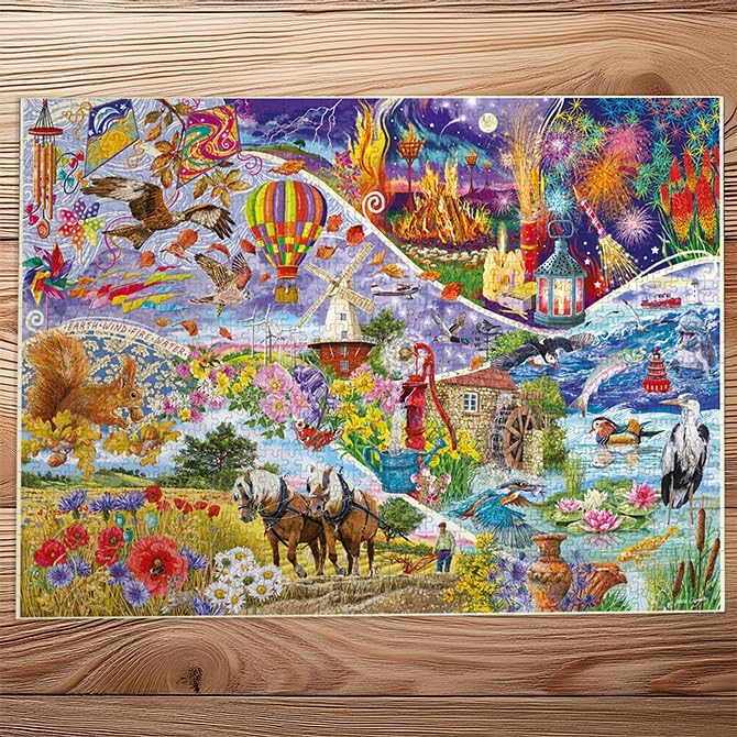 Elemek varázsa Gibsons 1000 darabos kirakó puzzle (G - G6436) - puzzlegarden
