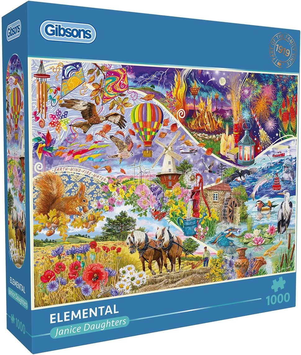 Elemek varázsa Gibsons 1000 darabos kirakó puzzle (G - G6436) - puzzlegarden