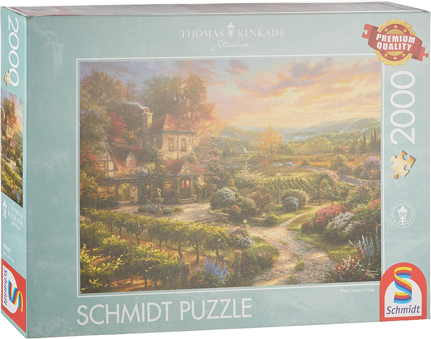 Élet a Szőlőhegyen Schmidt 2000 darabos kirakó puzzle (SCH-59629 4001504596293) - puzzlegarden