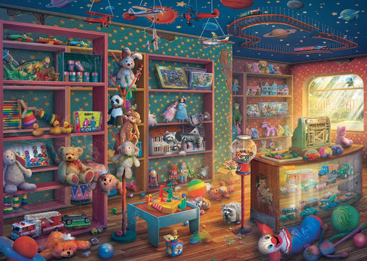 Elhagyatott helyek - Lepukkant Játékbolt Ravensburger 1000 darabos kirakó puzzle (RA - 17508) - puzzlegarden