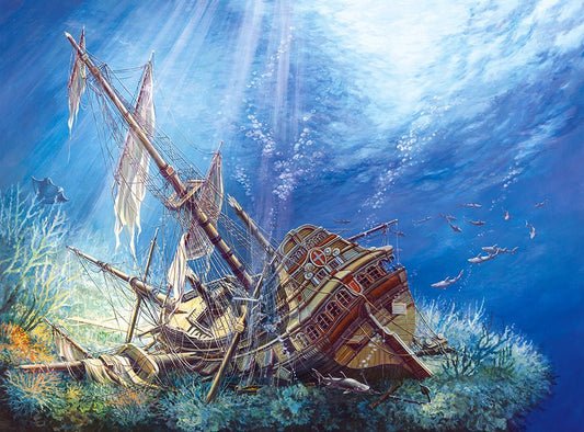 Elsüllyedt gálya Castorland 2000 darabos kirakó puzzle (C - 200252) - puzzlegarden