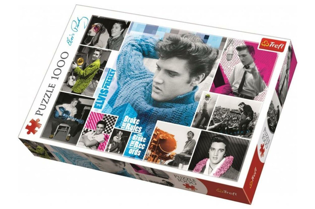 Elvis Presley Montázs Trefl 1000 darabos kirakó puzzle (TR-10541 5900511105414) - puzzlegarden