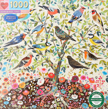 Énekesmadarak Fája Eeboo 1000 darabos kirakó puzzle (EB-PZTSBD 689196511141) - puzzlegarden