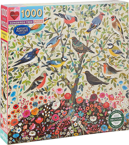 Énekesmadarak Fája Eeboo 1000 darabos kirakó puzzle (EB-PZTSBD 689196511141) - puzzlegarden