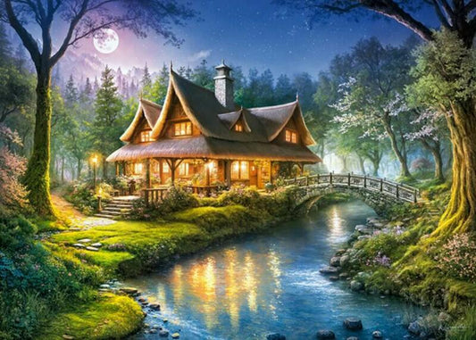 Erdei házikó Cherry Pazzi 1000 darabos kirakó puzzle (CP - 30684) - puzzlegarden
