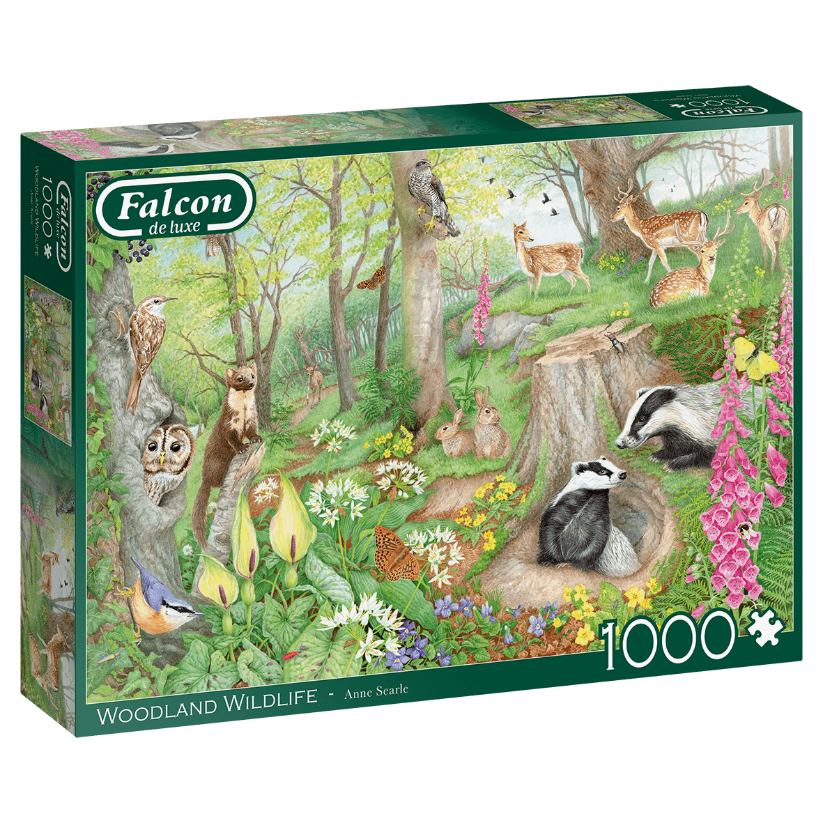 Erdei vadvilág Falcon 1000 darabos kirakó puzzle (FA-11322 8710126113226) - puzzlegarden