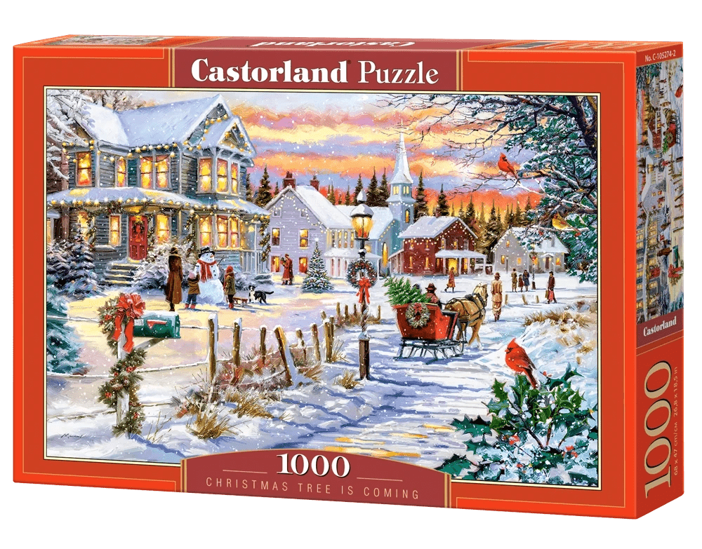 Érkezik a Karácsonyfa Castorland 1000 darabos kirakó puzzle (C - 105274 5904438105274) - puzzlegarden