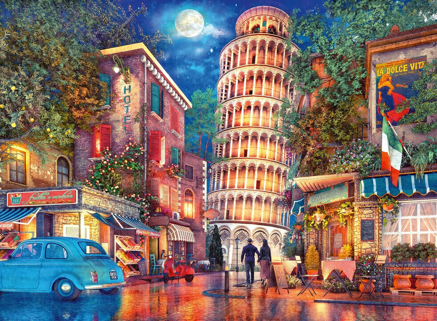 Este Pisa-ban Ravensburger 500 darabos kirakó puzzle (RA-17380 4005556173808) - puzzlegarden