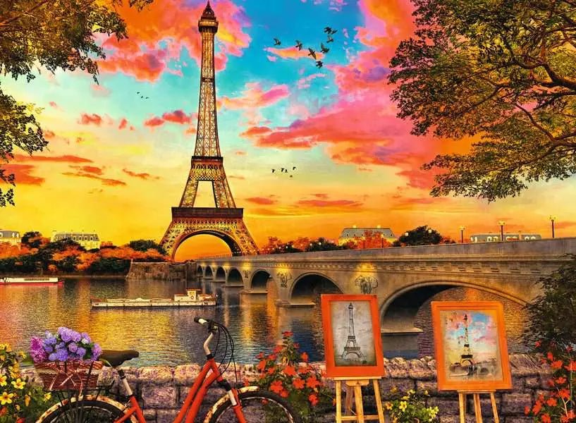 Esti séta Párizsban Ravensburger 500 darabos kirakó puzzle (RA - 12000426) - puzzlegarden