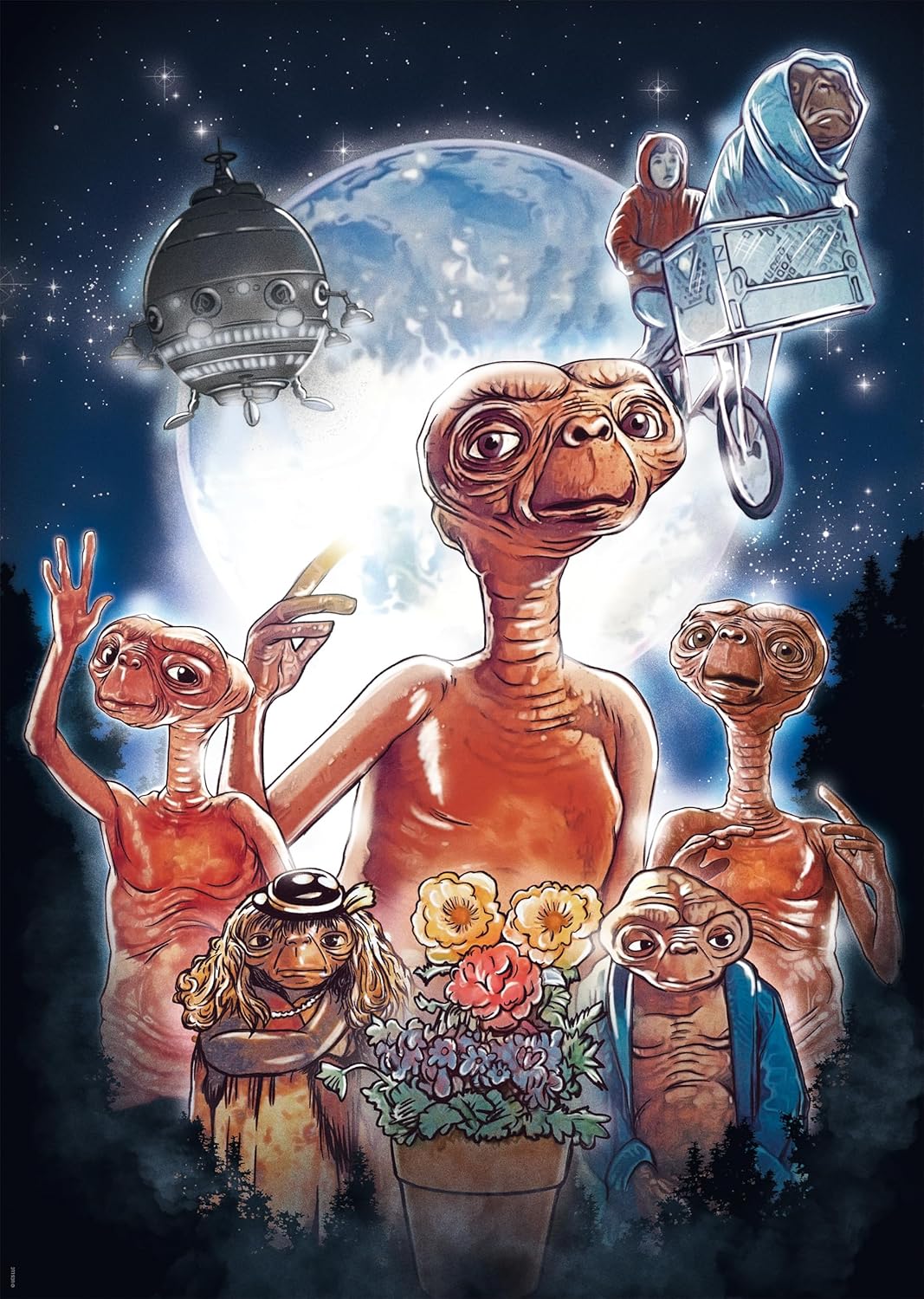 E.T. – földönkívüli kaland Schmidt Spiele 1000 darabos kirakó puzzle (SCH - 58584) - puzzlegarden
