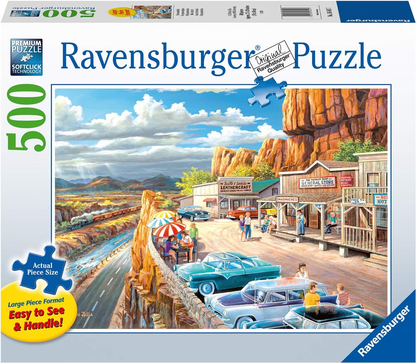 Étterem kilátással - XXL Ravensburger 500 darabos kirakó puzzle (RA-16441 4005556164417) - puzzlegarden