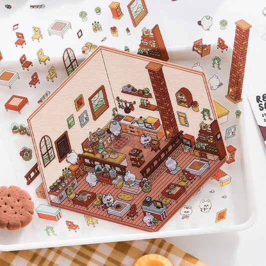 Étterem - matricajelenet Simno 1 darabos kirakó puzzle (SN-6941776312499) - puzzlegarden