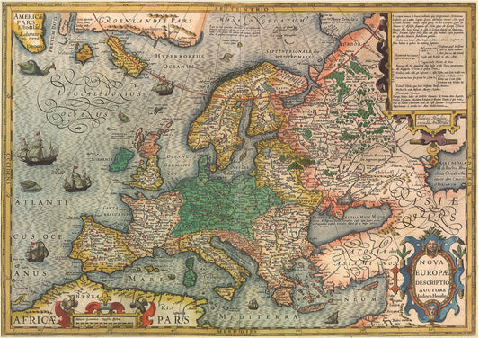Európa térkép Educa 1000 darabos kirakó puzzle (ED - 19624) - puzzlegarden