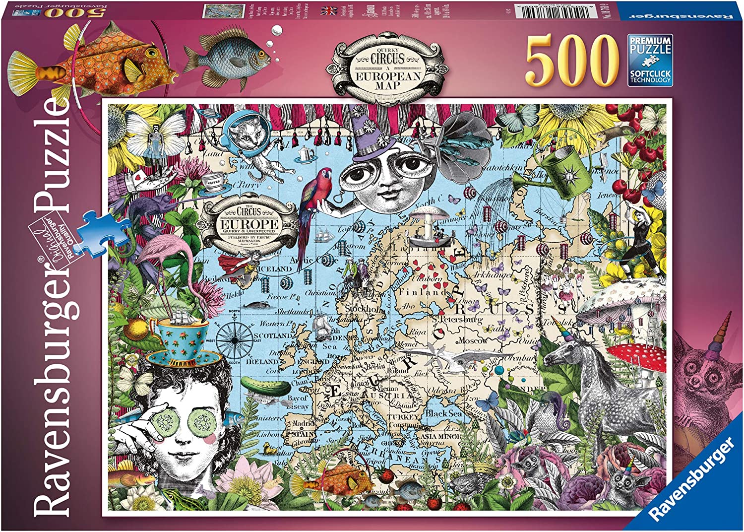 Európai Cirkusz Ravensburger 500 darabos kirakó puzzle (RA - 16760 4005556167609) - puzzlegarden