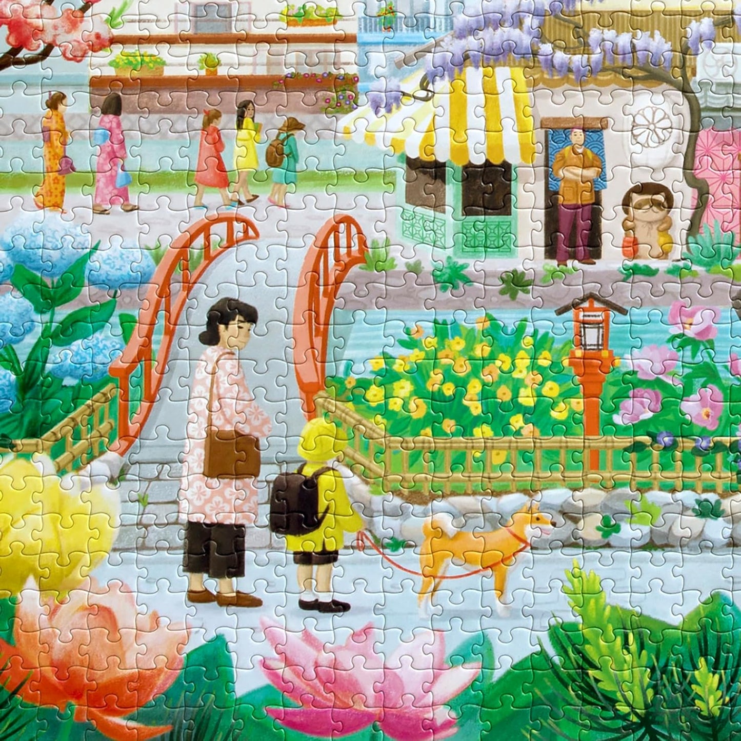 Évszakok Kiotóban Eeboo 1000 darabos kirakó puzzle (EB-PZT696) - puzzlegarden