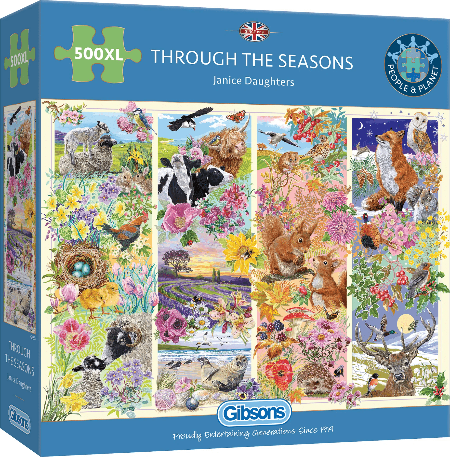 Évszakokban - XL Gibsons 500 darabos kirakó puzzle (G-G3557 5012269035575) - puzzlegarden