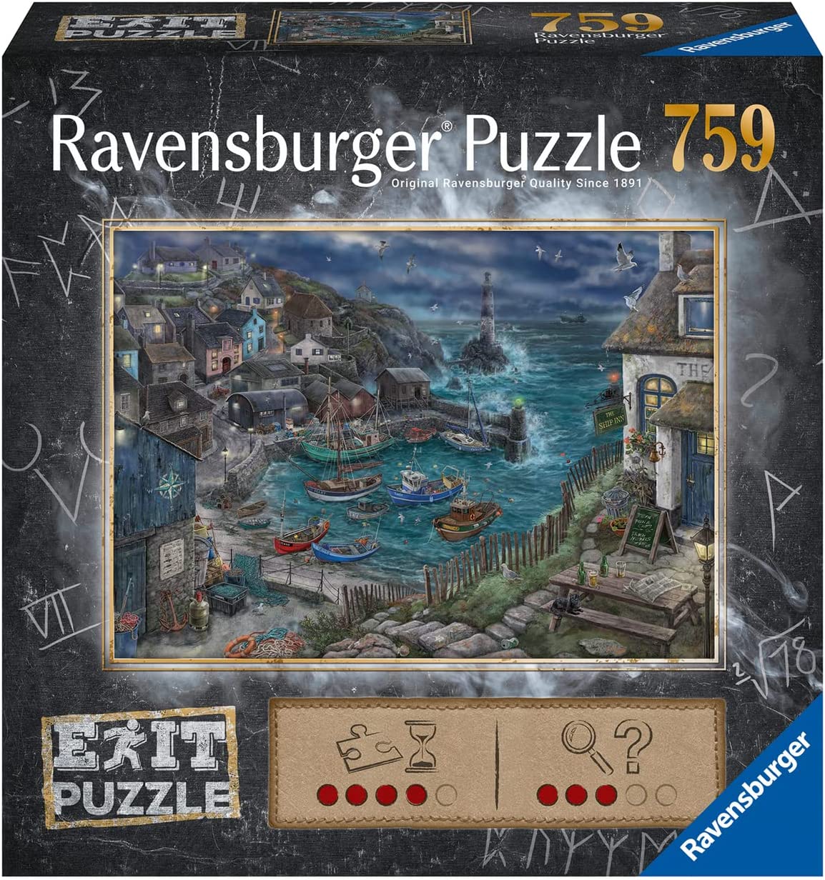 EXIT - A Magányos Világítótorony Ravensburger 759 darabos kirakó puzzle (RA-17365 4005556173655) - puzzlegarden