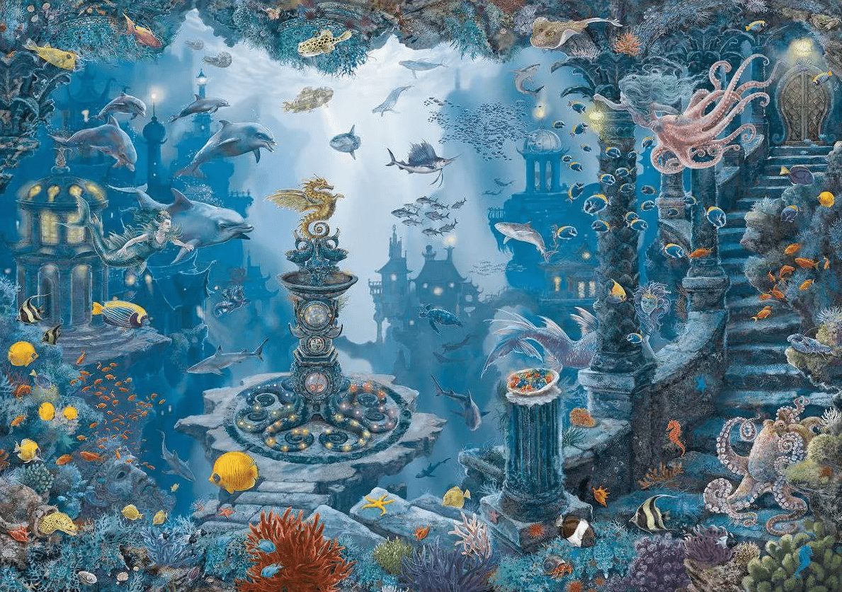 EXIT - Vízalatti Birodalom Ravensburger 368 darabos kirakó puzzle (RA-13394 4005556133949) - puzzlegarden