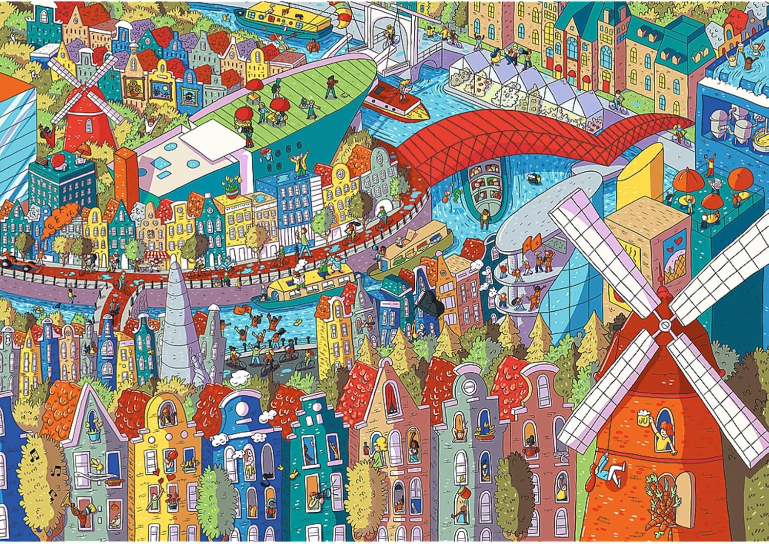 EYE - SPY – Amszterdam, Hollandia Trefl Prime 1000 darabos kirakó puzzle (TR-10710) - puzzlegarden