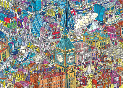 EYE - SPY – IDŐUTAZÁS: London, Egyesült Királyság Trefl Prime 1000 darabos kirakó puzzle (TR - 10750 5900511107500) - puzzlegarden