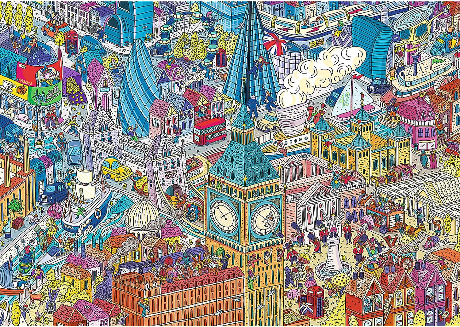 EYE - SPY – IDŐUTAZÁS: London, Egyesült Királyság Trefl Prime 1000 darabos kirakó puzzle (TR-10750) - puzzlegarden
