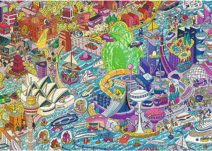 EYE - SPY – IDŐUTAZÁS: Sydney, Ausztrália Trefl Prime 1000 darabos kirakó puzzle (TR-10751) - puzzlegarden
