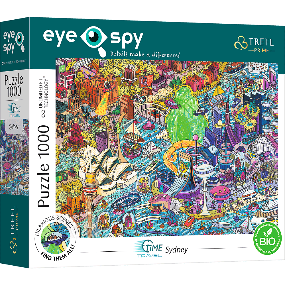 EYE - SPY – IDŐUTAZÁS: Sydney, Ausztrália Trefl Prime 1000 darabos kirakó puzzle (TR-10751) - puzzlegarden