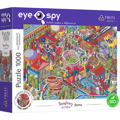 EYE - SPY – KÉPZELETBELI VÁROSOK: Róma, Olaszország Trefl Prime 1000 darabos kirakó puzzle (TR-10709) - puzzlegarden