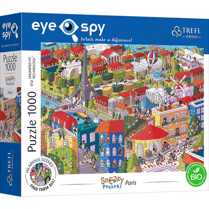 EYE - SPY - Párizs, Franciaország Trefl Prime 1000 darabos kirakó puzzle (TR - 10712 5900511107128) - puzzlegarden