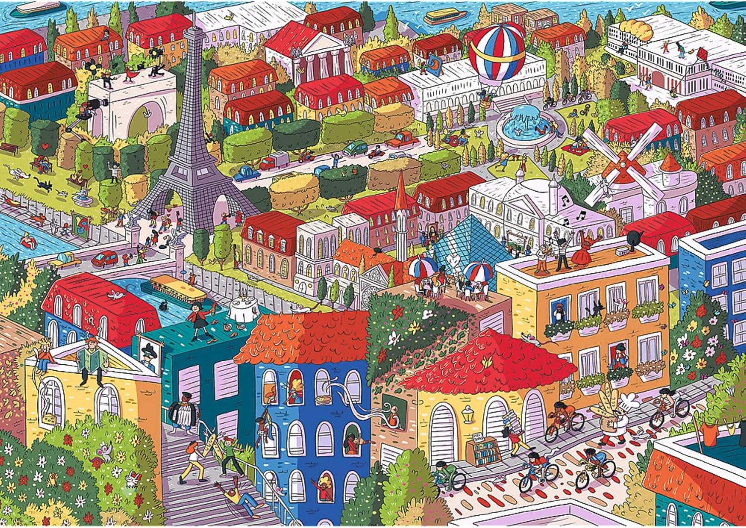 EYE - SPY - Párizs, Franciaország Trefl Prime 1000 darabos kirakó puzzle (TR-10712) - puzzlegarden