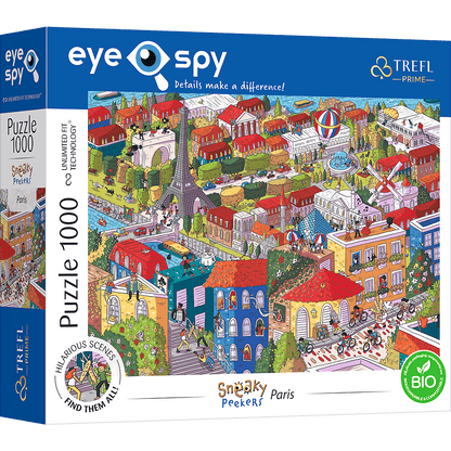 EYE - SPY - Párizs, Franciaország Trefl Prime 1000 darabos kirakó puzzle (TR-10712) - puzzlegarden