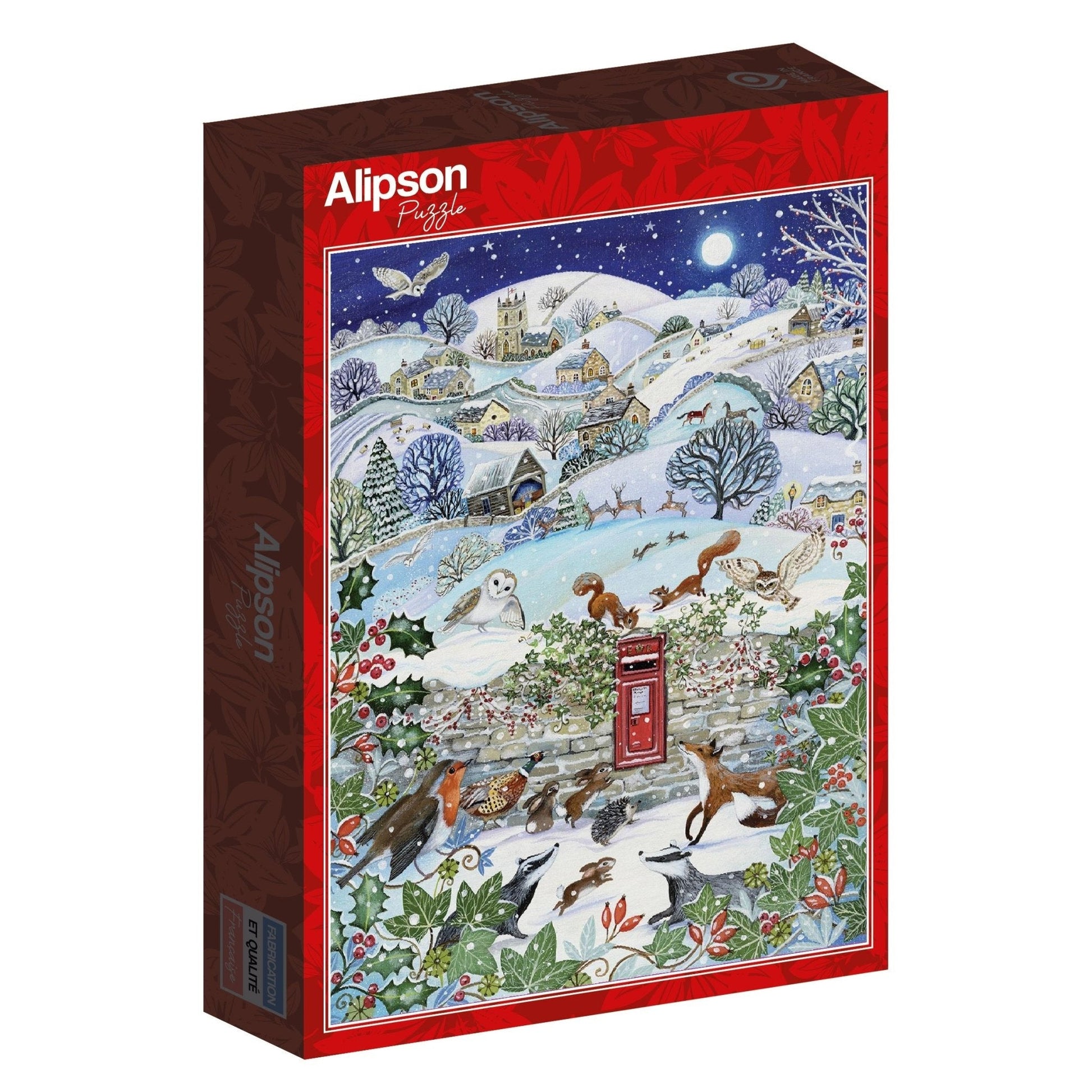 Falu egy téli éjszakán Alipson 500 darabos kirakó puzzle (AL-50053) - puzzlegarden
