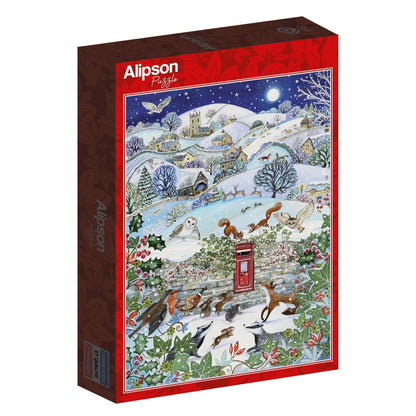 Falu egy téli éjszakán Alipson 500 darabos kirakó puzzle (AL-50053) - puzzlegarden