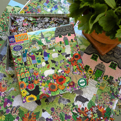 Falusi gyümölcsös Eeboo 1000 darabos kirakó puzzle (EB-PZT167) - puzzlegarden